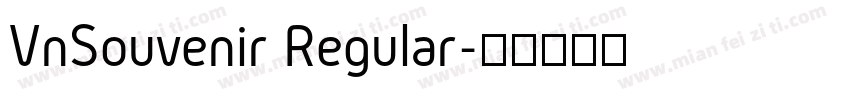 VnSouvenir Regular字体转换